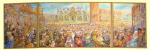 La fête à Venise, huile sur toile 67 cm x 200 cm