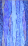 Melody in blue, acrylique sur toile 61 cm x 38 cm