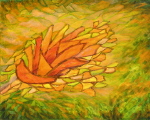 Souvenir d'automne, acrylique sur toile 65 cm x 81 cm